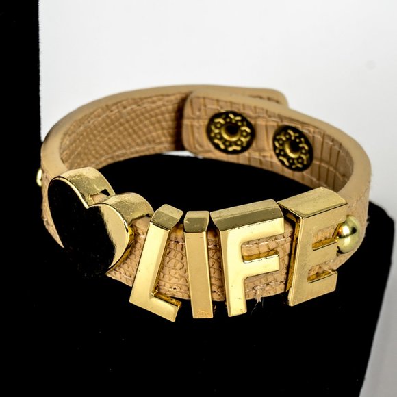 BCBG Love Life leather? bracelet - Picture 1 of 2